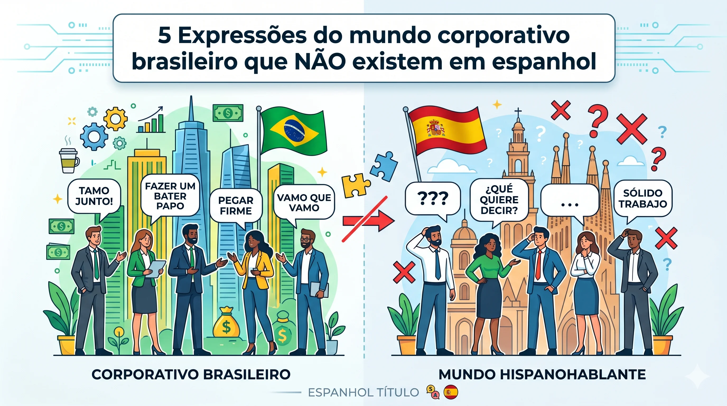 5 Expressões Corporativas em Espanhol