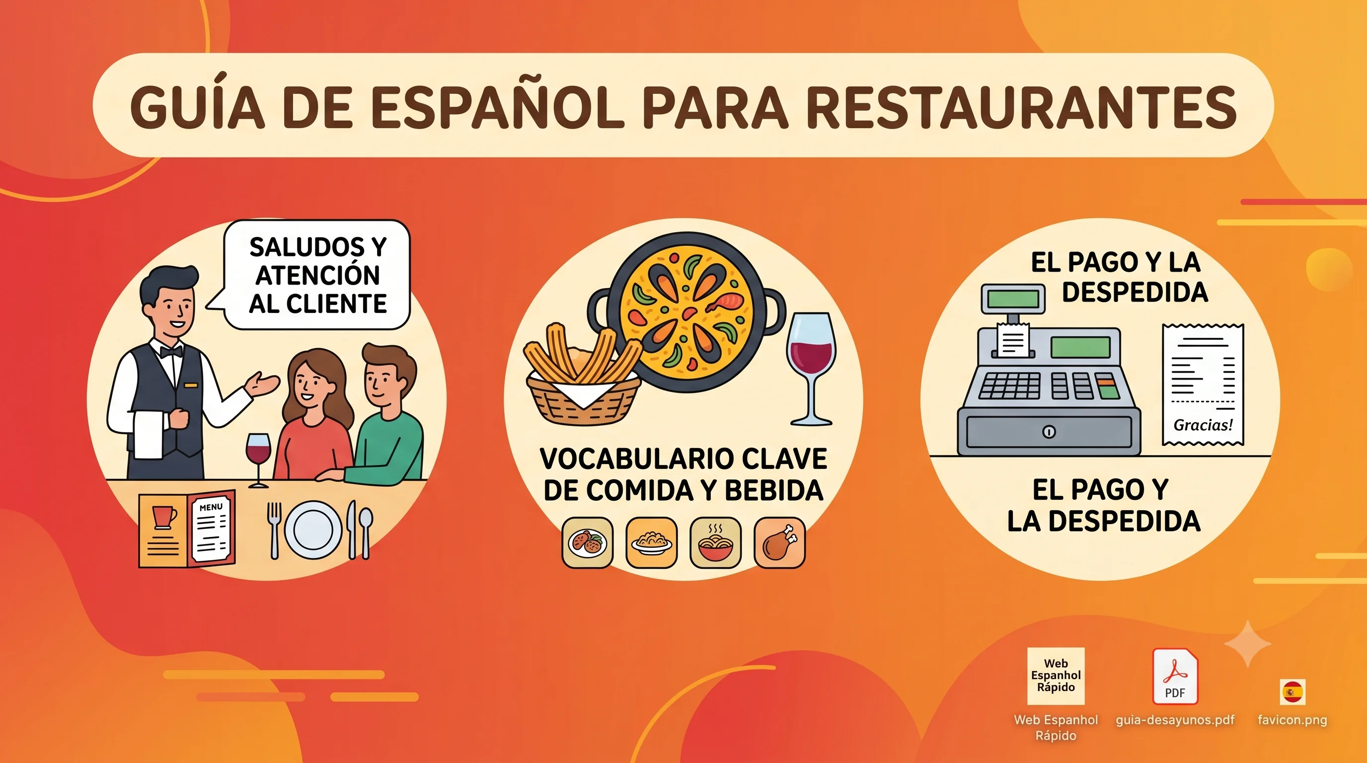 Erros comuns em restaurantes em espanhol