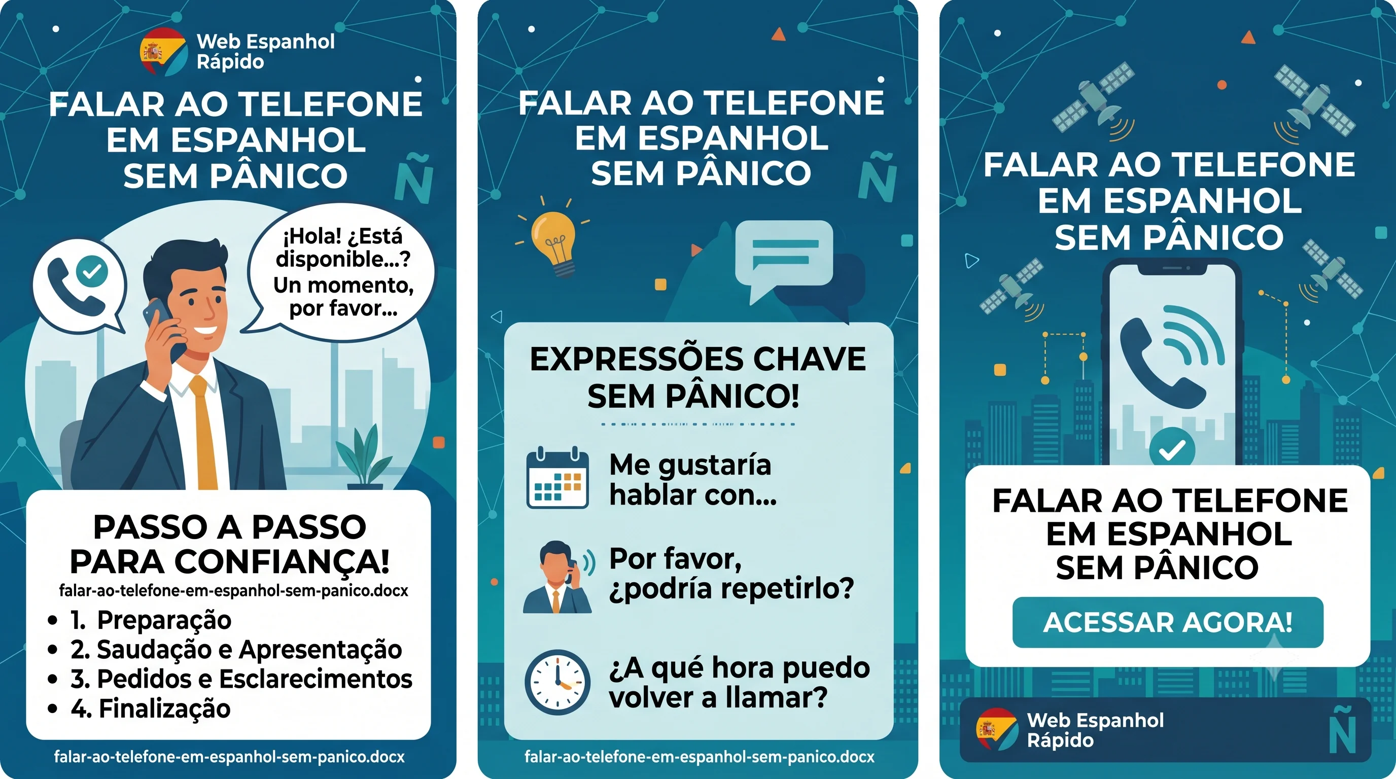 Falar ao telefone em espanhol