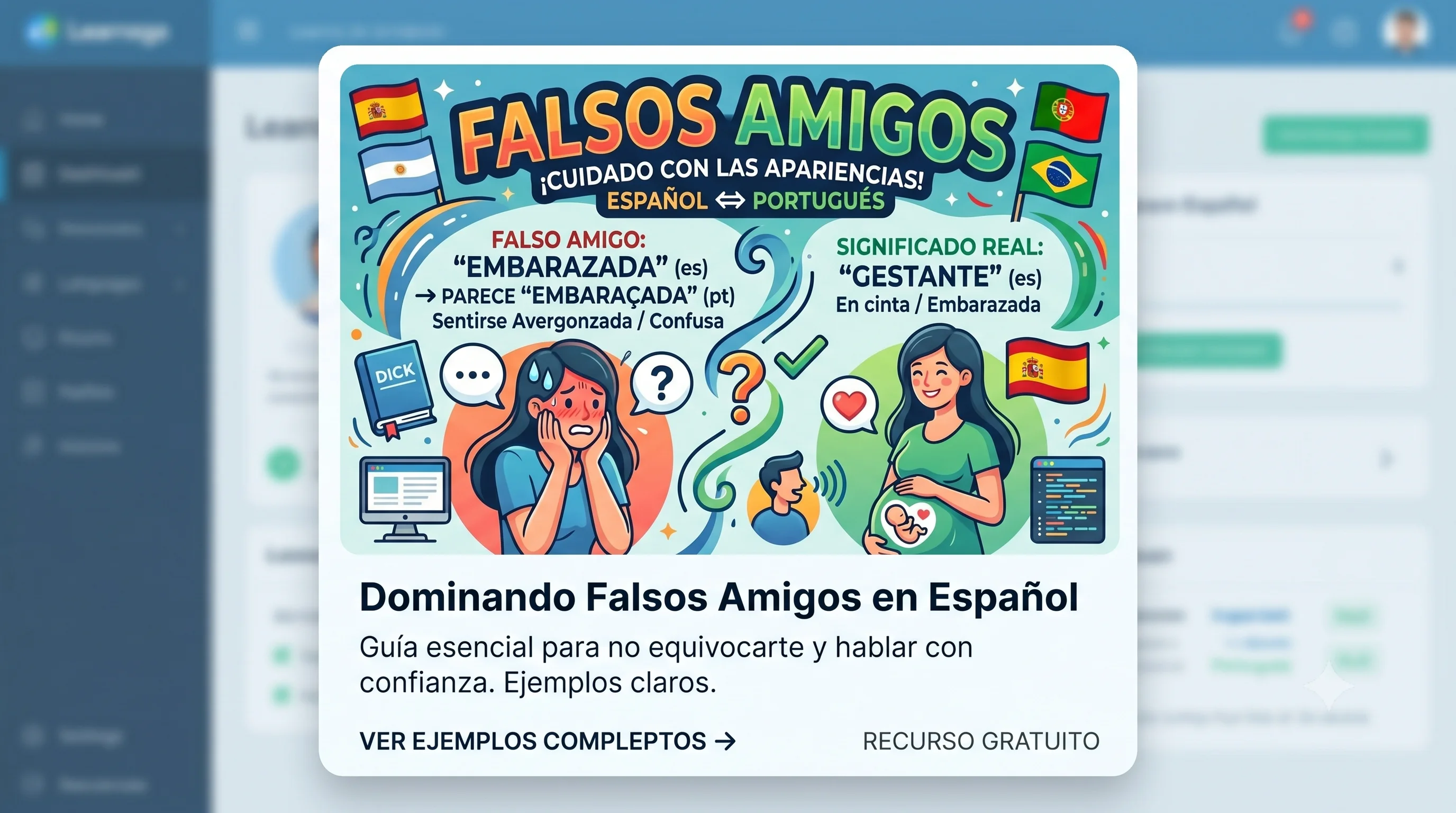 Falsos Amigos em Espanhol